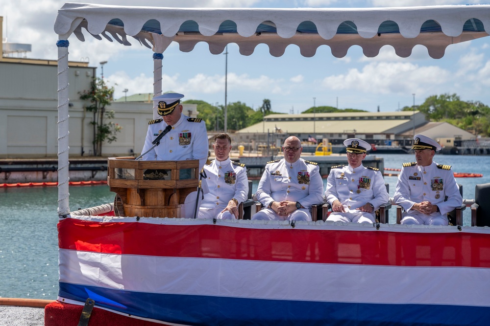 USS Charlotte (SSN 766) Change of Command