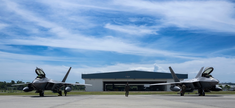 F-22s Conduct Dynamic Force Employment Operations in Brunei Darussalam