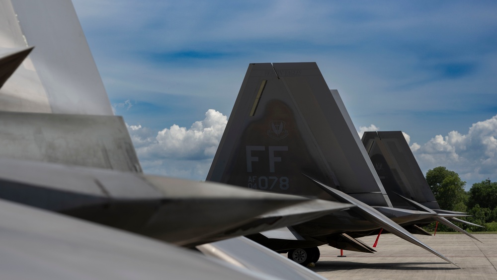 F-22s Conduct Dynamic Force Employment Operations in Brunei Darussalam