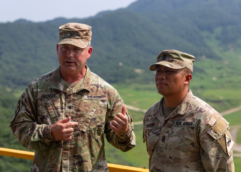 1st Armored Brigade Combat Team command team hosts live social media update on the emergency deployment readiness exercise in support of Operation Pacific Fortitude
