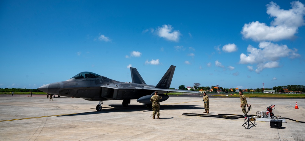 U.S. Air Force F-22s complete Dynamic Force Employment operations in Indonesia