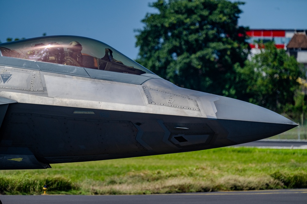 U.S. Air Force F-22s complete Dynamic Force Employment operations in Indonesia