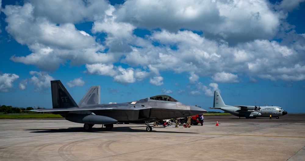 U.S. Air Force F-22s complete Dynamic Force Employment operations in Indonesia