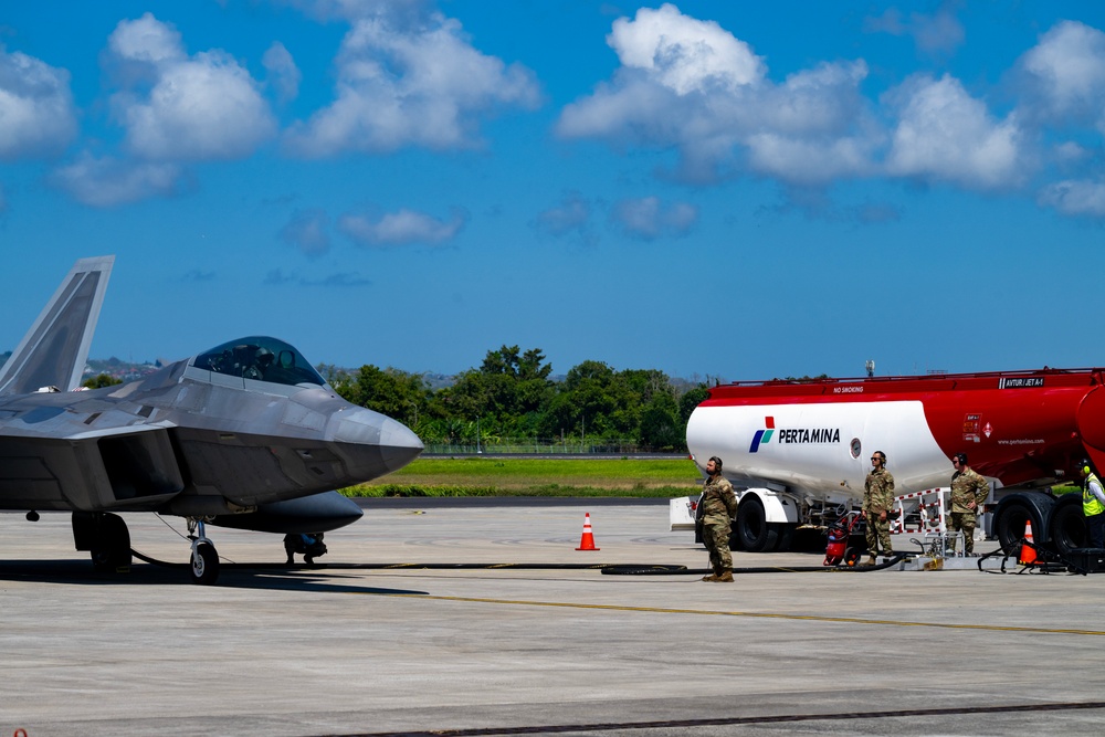 U.S. Air Force F-22s complete Dynamic Force Employment operations in Indonesia