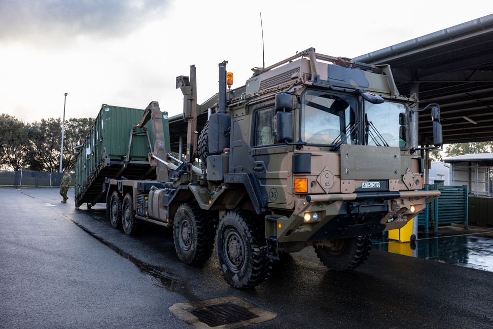 U.S. Marines with 1st LAR Bn. prepare equipment for Exercise Predator’s Run 24