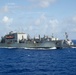 Abraham Lincoln receives cargo during a vertical replenishment