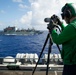 Abraham Lincoln receives cargo during a vertical replenishment