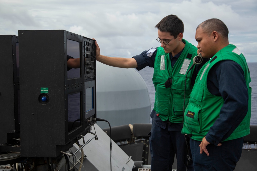 Abraham Lincoln Sailors conduct routine operations