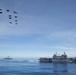 Abraham Lincoln Carrier Strike Group and Cavour Carrier Strike Group Sail in the Pacific Ocean