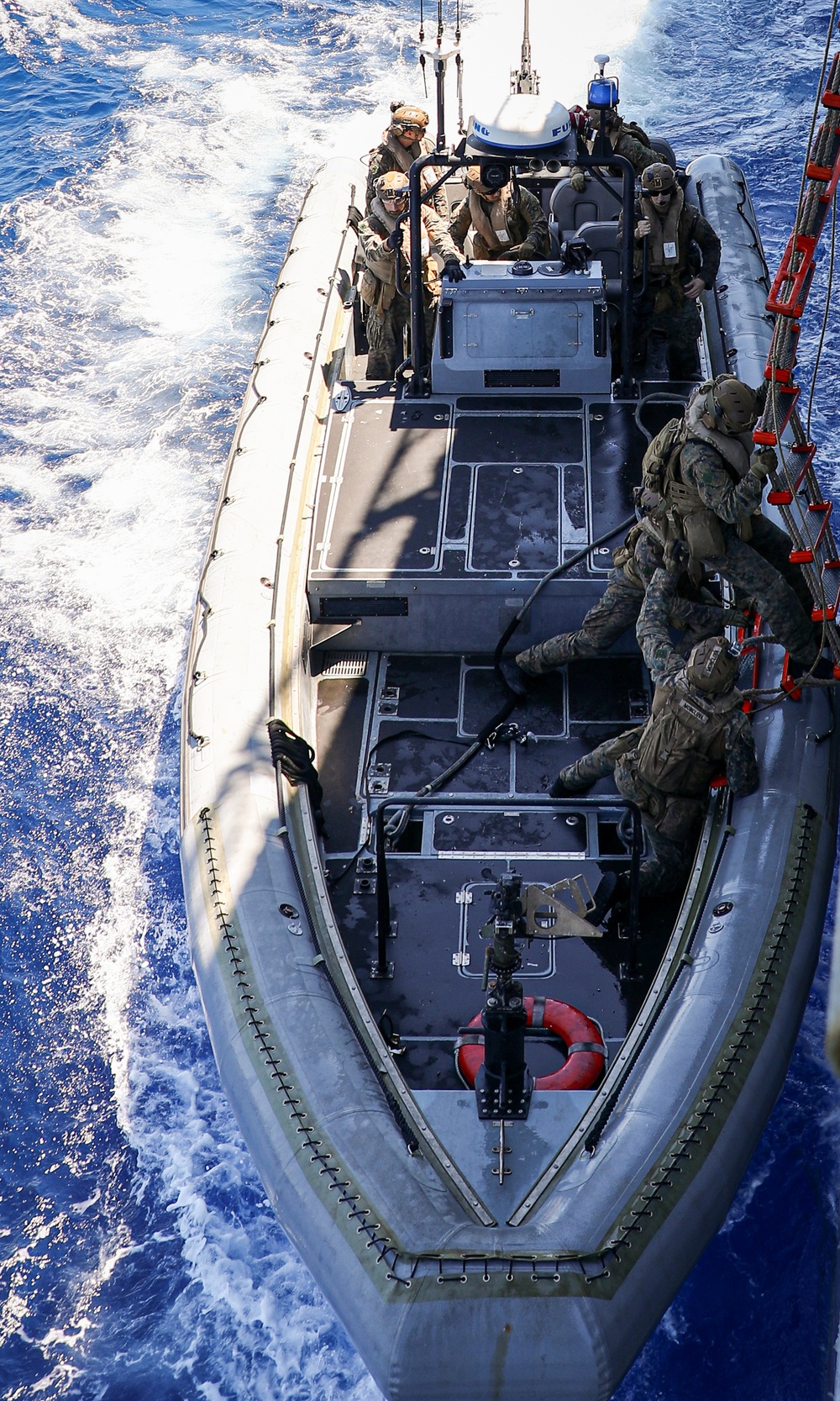 BLT 1/8, 24th MEU (SOC) Small Boat Operations from USS Oak Hill (LSD 51)