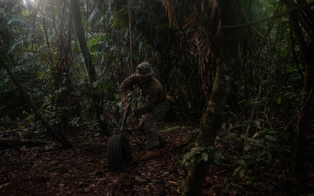 MRF-D 24.3: Golf Co., 2nd Bn., 5th Marines (Rein.) participates in CTC’s bayonet assault course