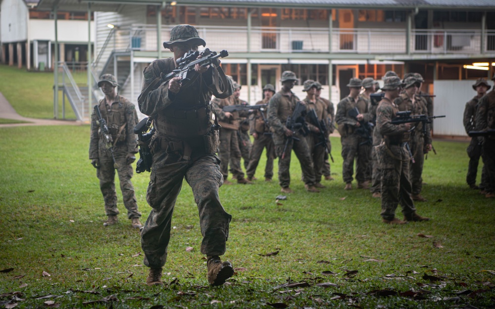 MRF-D 24.3: Golf Co., 2nd Bn., 5th Marines (Rein.) participates in CTC’s bayonet assault course