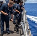 USS Spruance conducts fresh water washdown