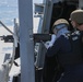 Frank E. Petersen Jr. conducts crew serve weapon shoot