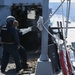 Frank E. Petersen Jr. conducts crew serve weapon shoot