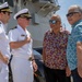 USS Spruance meets with Saipan leadership