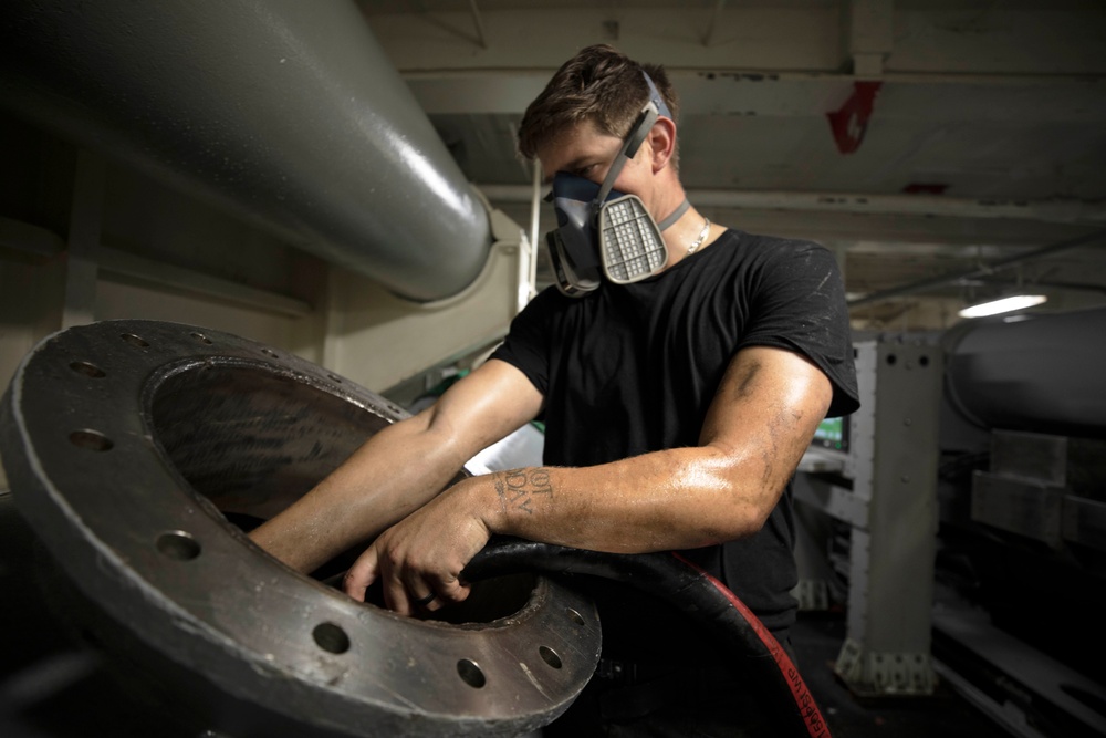 Aviation Maintenance Aboard USS Harry S. Truman During COMPUTEX