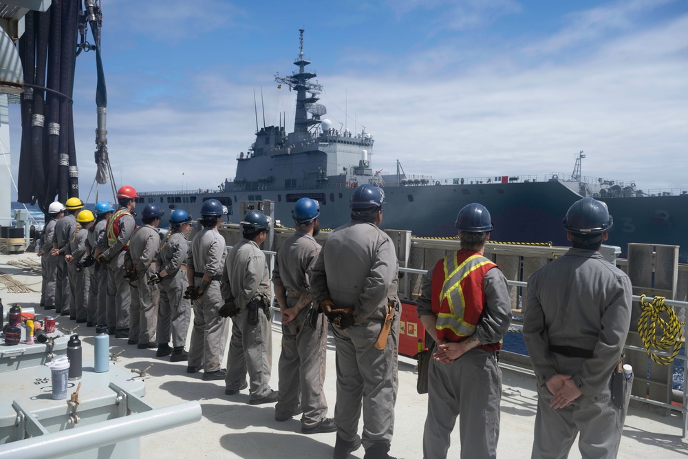 DVIDS Images JS Kunisaki, MV Asterix conduct RAS during RIMPAC 2024