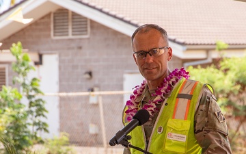 Officials gather for Kilohana Sewer Main Ground Blessing in Lahaina