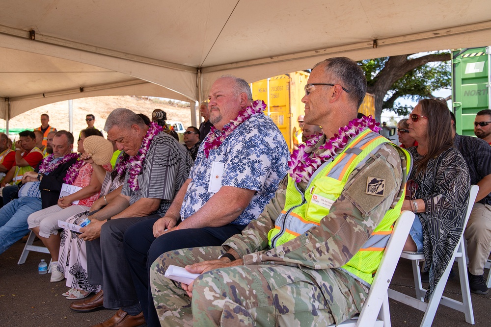 Officials gather for Kilohana Sewer Main Ground Blessing in Lahaina