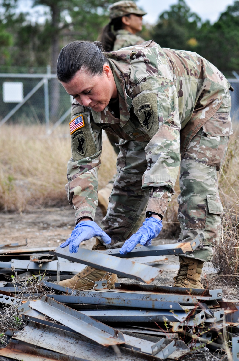 350th CACOM Soldiers conduct motor pool operations