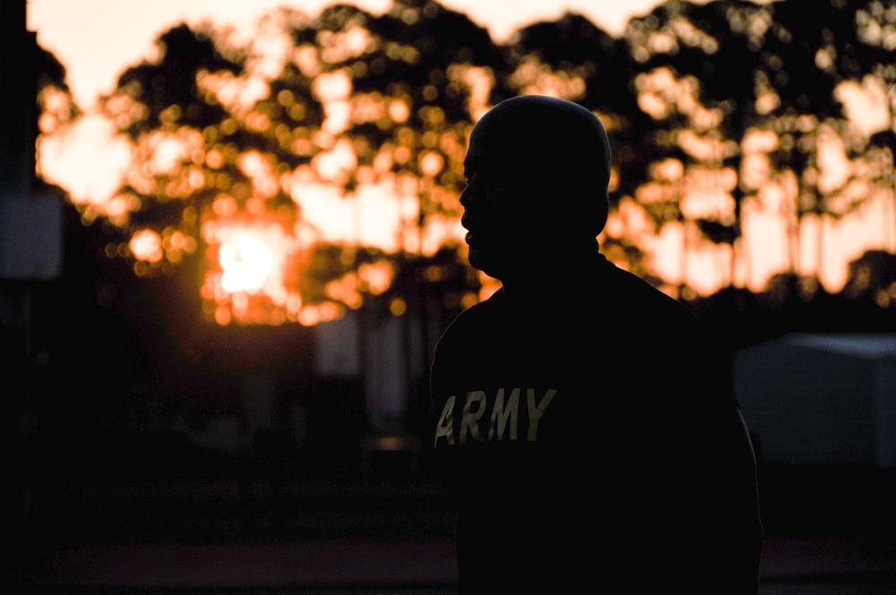 Army Reserve Signal Soldiers power through physical training