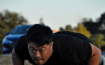 Army Reserve Signal Soldiers power through physical training