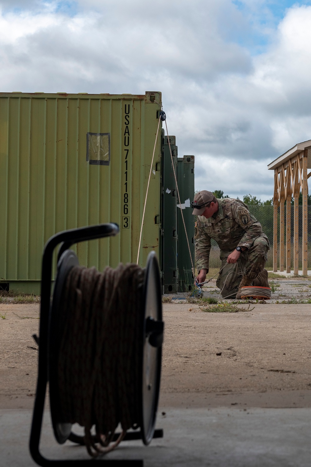 745th Explosive Ordnance Disposal Company hosts a family day event