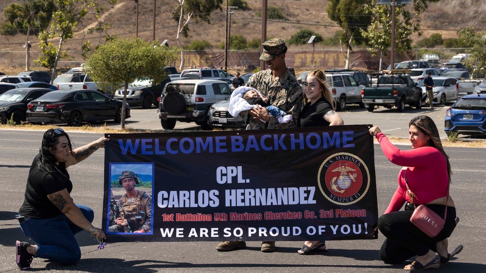 Charlie Co., BLT 1/5, USS Somerset Homecoming