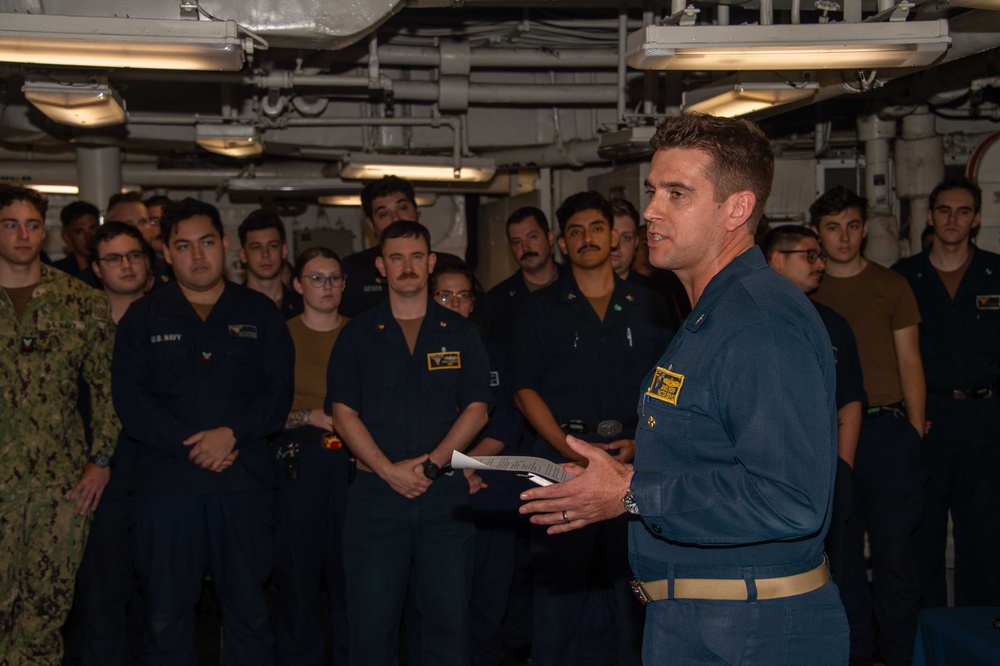 USS Carl Vinson (CVN 70) Celebrates 76th Birthday of Naval Nuclear Propulsion Program