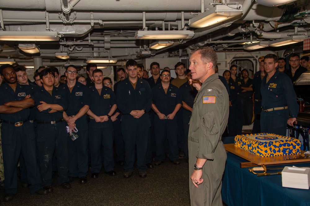 USS Carl Vinson (CVN 70) Celebrates 76th Birthday of Naval Nuclear Propulsion Program