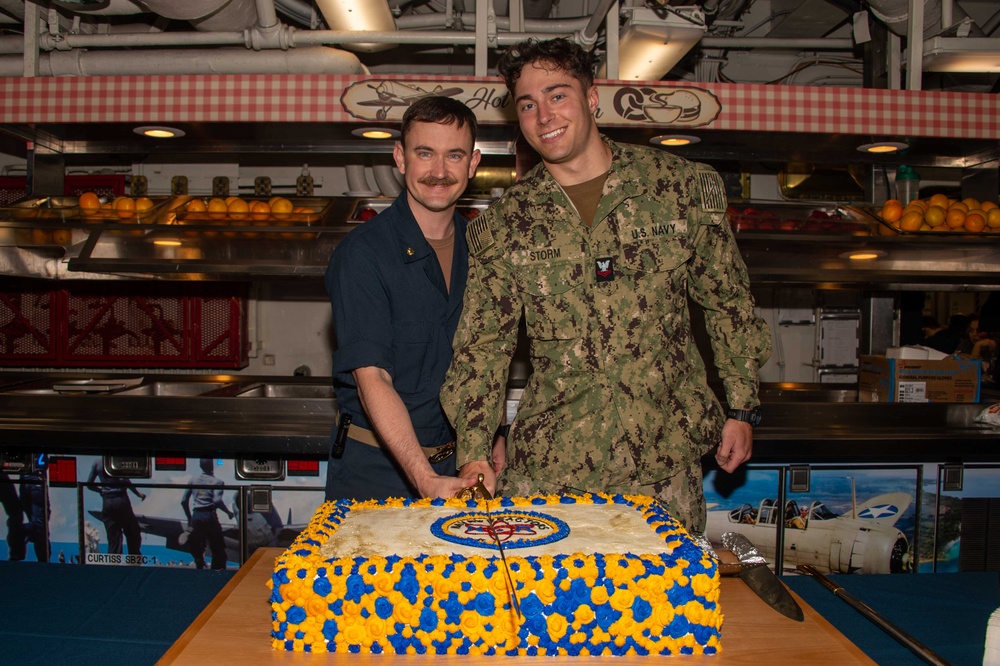 USS Carl Vinson (CVN 70) Celebrates 76th Birthday of Naval Nuclear Propulsion Program