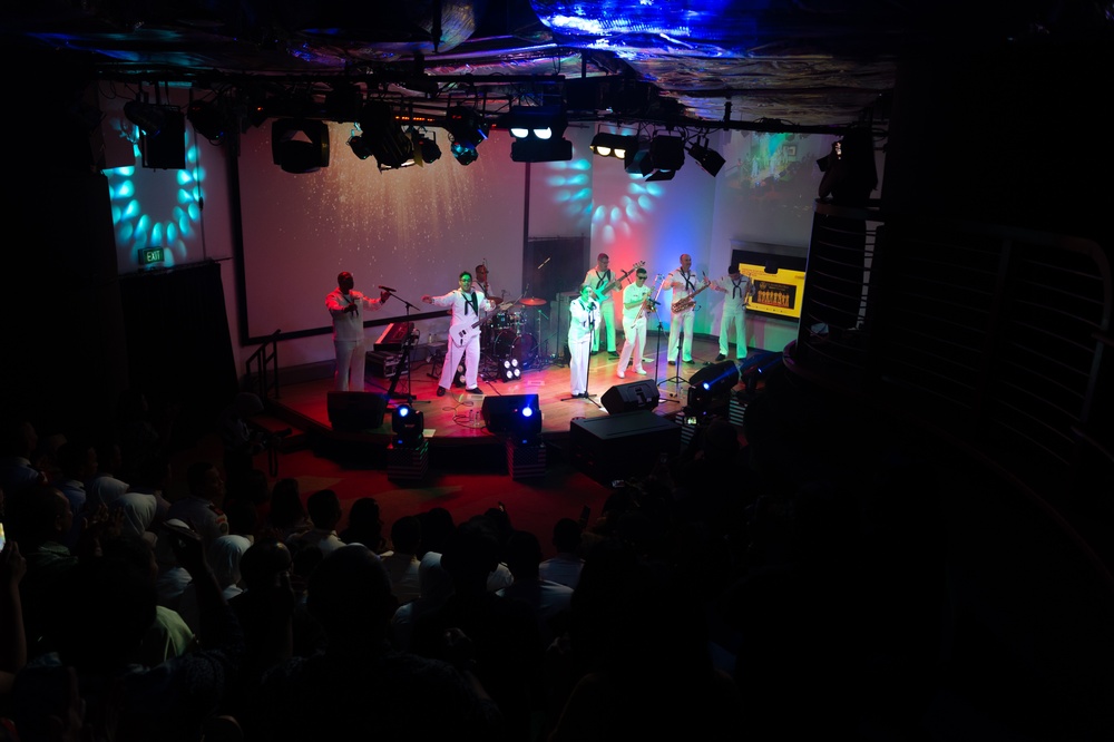 7th Fleet Band Performs at @America Jakarta