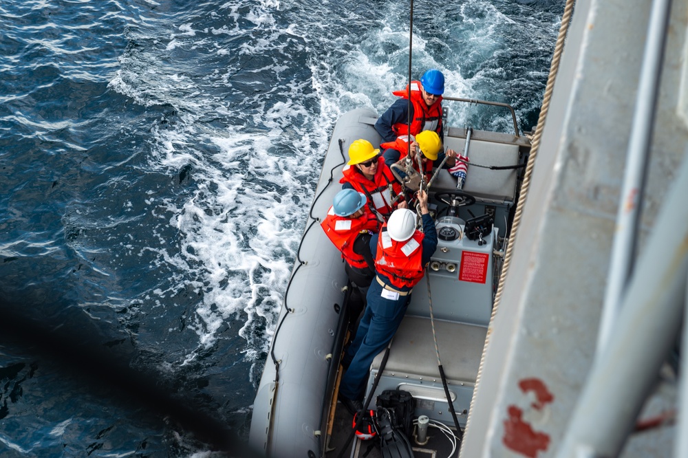 USS Blue Ridge Conducts Small Boat Operations