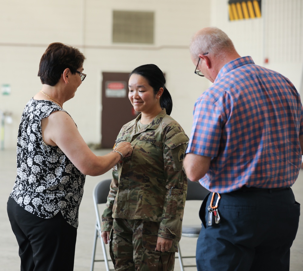 District of Columbia National Guard holds Promotion Ceremony for Capt. Jade McCouch