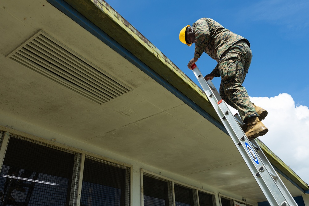 Koa Moana 24: Library Roof Painting