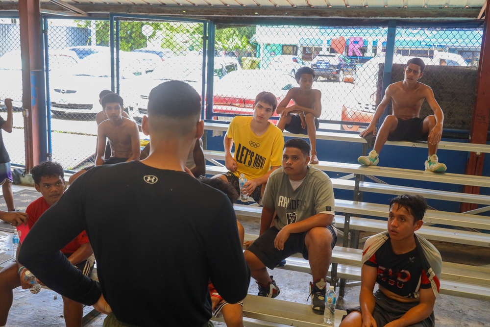 Koa Moana 24: U.S. Marines Lead a Basketball Clinic for Palau High School Students