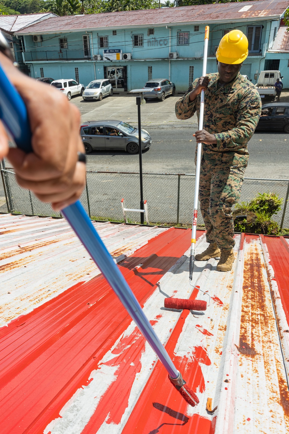 Koa Moana 24: Library Roof Painting