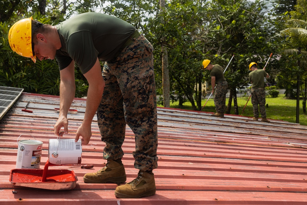 Koa Moana 24: Library Roof Painting