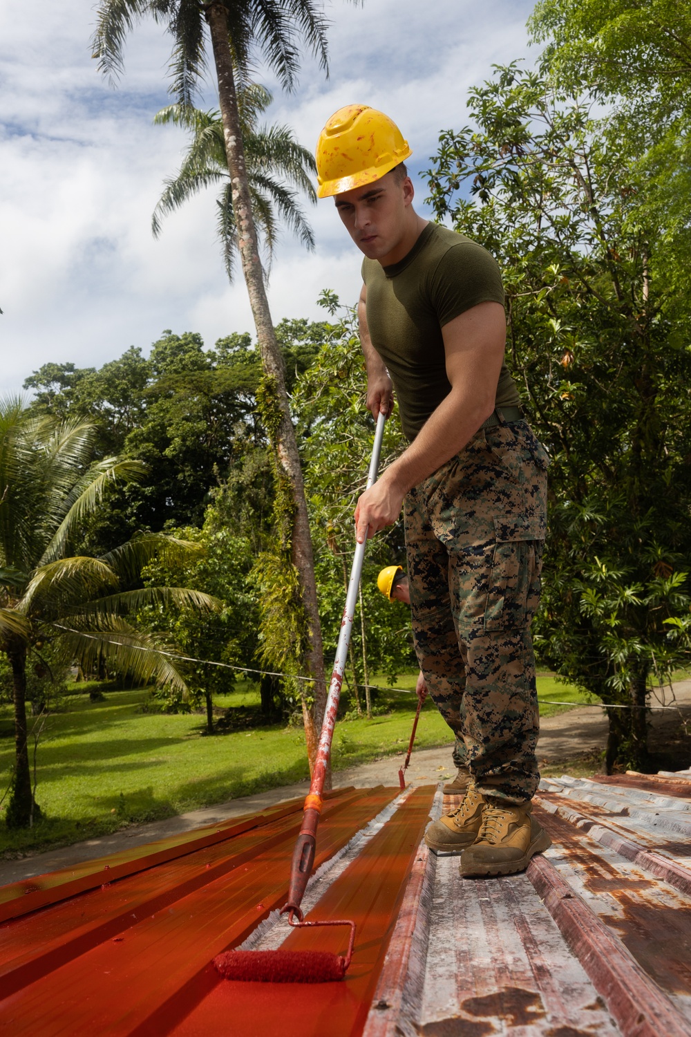 Koa Moana 24: Library Roof Painting