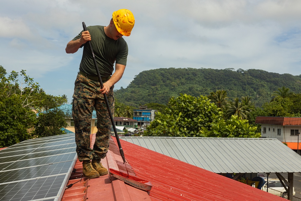 Koa Moana 24: Library Roof Painting