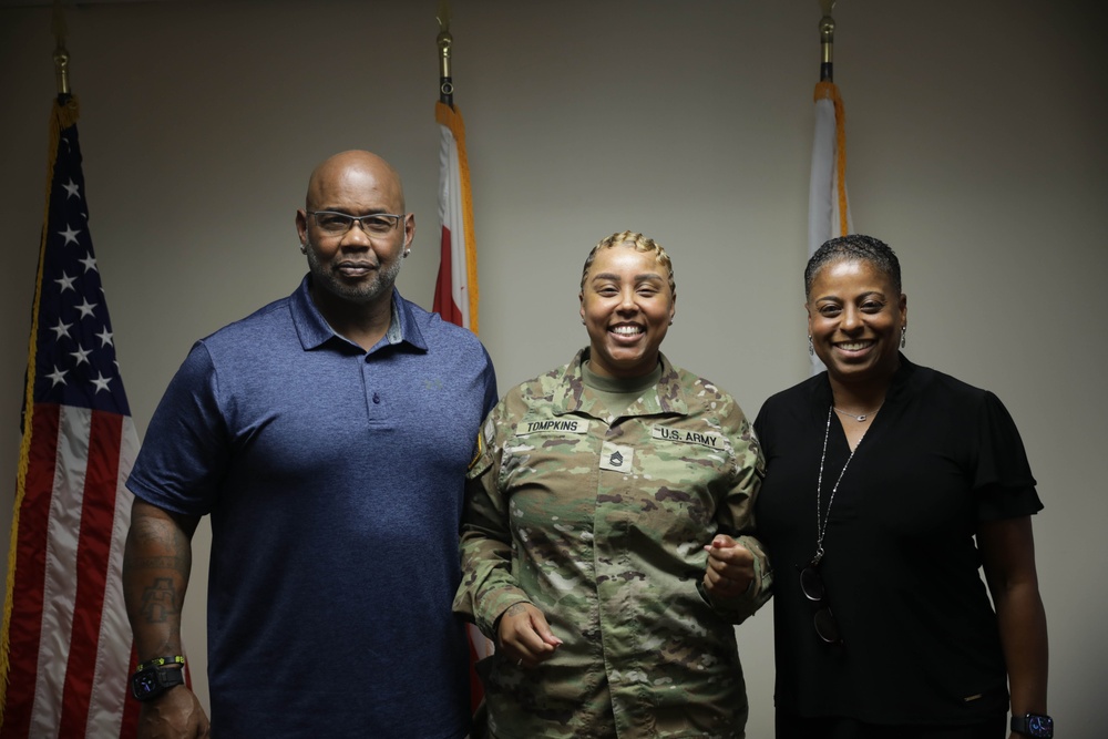 District of Columbia National Guard Joint Force Headquarters Hosts Promotion Ceremony for Sgt. 1st Class Alessandra Tompkins