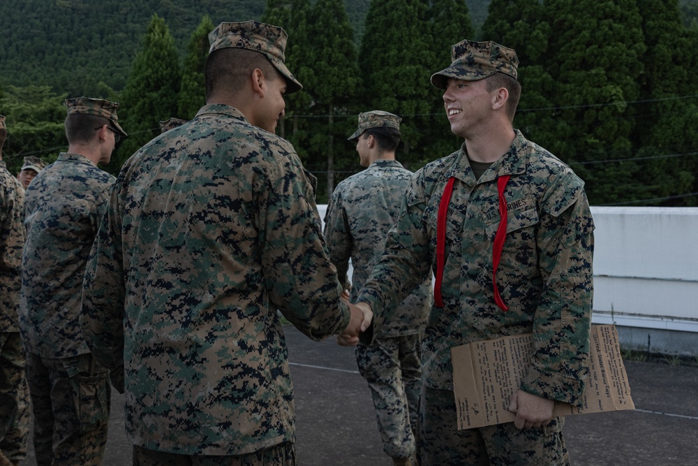 RD 24 | U.S. Marines with 3/12 Promote Noncommissioned Officer Ranks