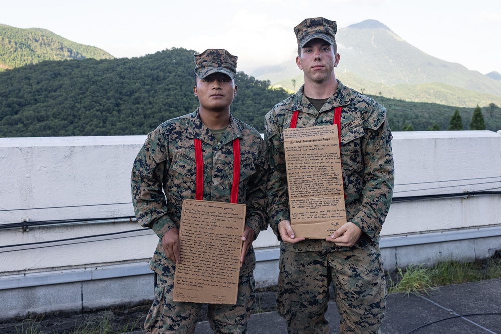 RD 24 | U.S. Marines with 3/12 Promote Noncommissioned Officer Ranks