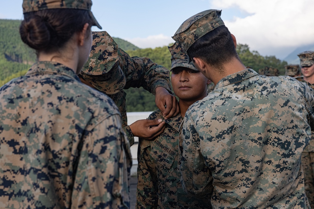 RD 24 | U.S. Marines with 3/12 Promote Noncommissioned Officer Ranks
