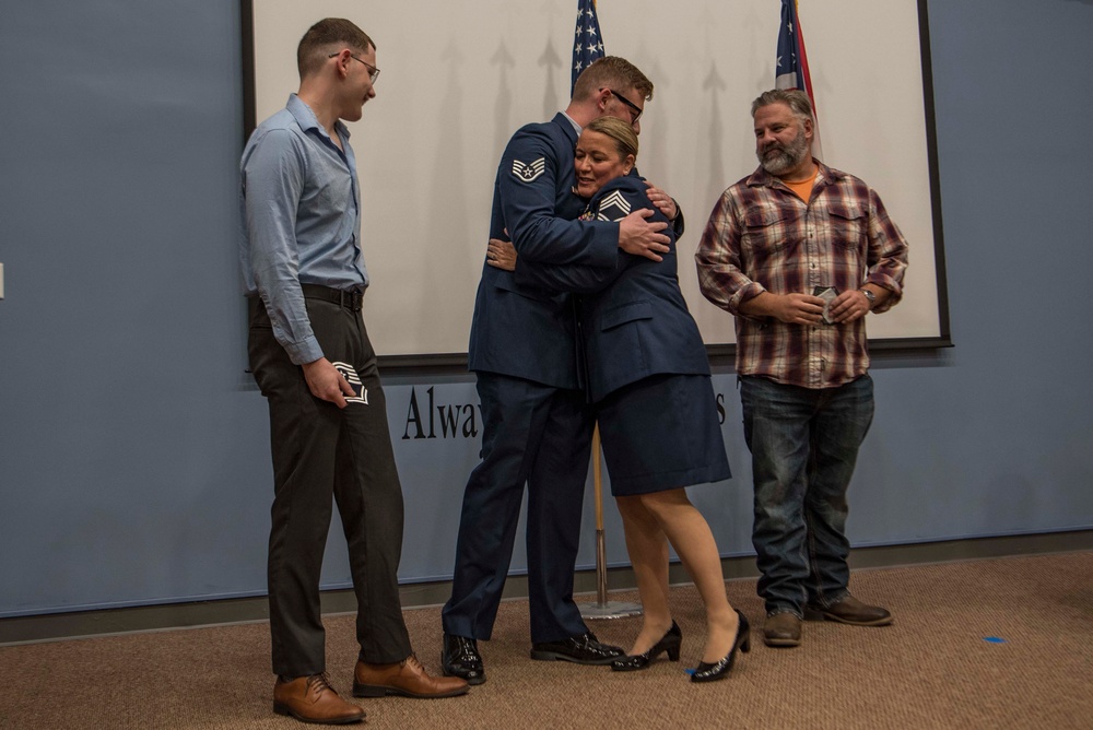 CMSgt Leslie Miller Promotion