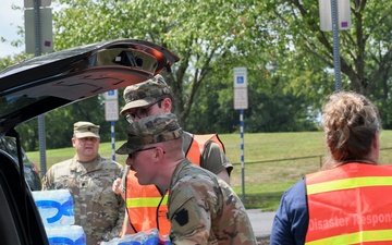 Pennsylvania Army National Guard Soldiers Provide Drinking Water to Local Community