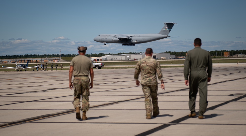 C-5 Galaxy defuel and evacuation at Northern Strike 24-2