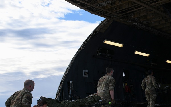 127th Medical Group patient load training on C-5 during Northern Strike 24