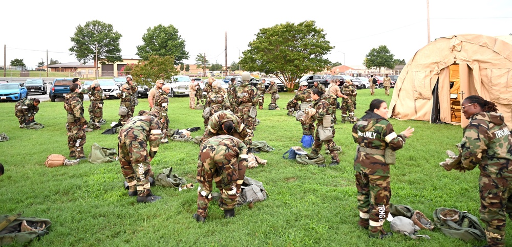 D.C. Air National Guard members participate in a readiness exercise